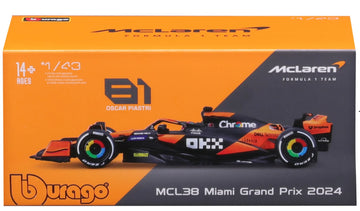 1:24 2024 F-1 McLaren MCL38 #81 Piastri in Showcase